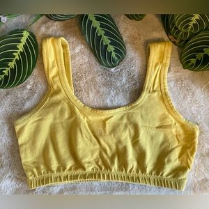 ARQ Full Coverage Wide Strap Bra - Chartreuse